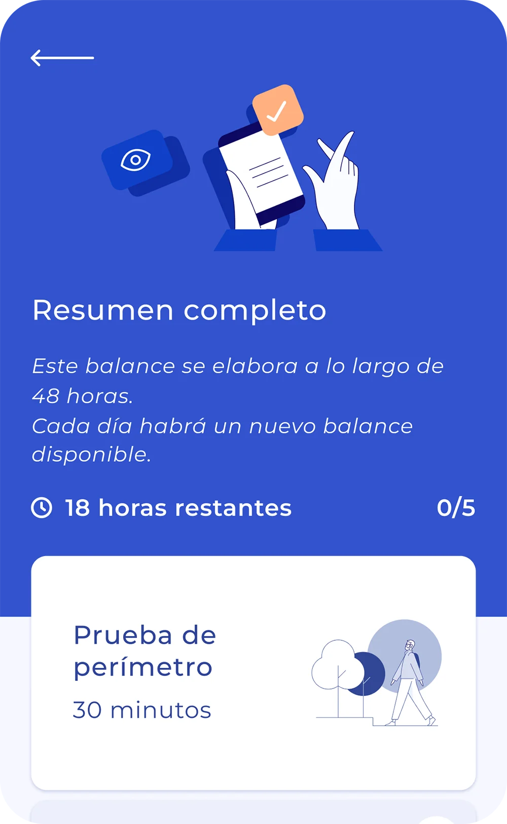 Paso 4 — Empiece a registrar sus síntomas