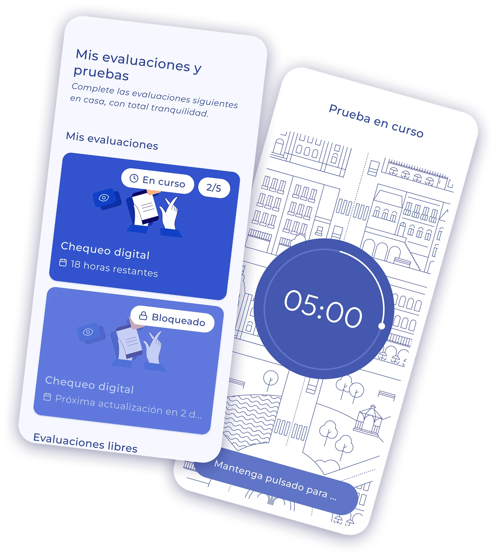 Aplicación MSCopilot — evaluaciones y pruebas en el teléfono